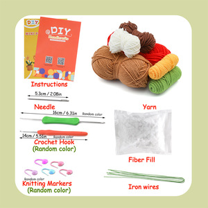 DIY-Häkel-<span class=keywords><strong>Set</strong></span> für Anfänger Erwachsene Garn-Häkel-<span class=keywords><strong>Set</strong></span> für Anfänger Häkel-Anfänger-<span class=keywords><strong>Set</strong></span> für Anfänger - Product Image 5