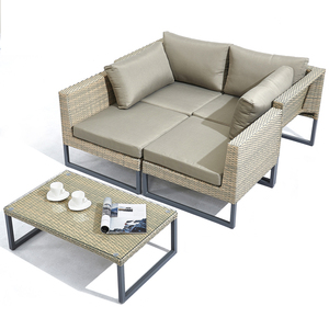 Nouvelle Mode Espace Sauver Terrasse Patio Meubles En Osier Extérieur Canapé De Jardin En Rotin - Product Image 5