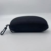 Grande mallette de rangement pour lunettes à fermeture éclair EVA de haute qualité étui rigide étanche pour lunettes de soleil avec logo en relief