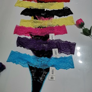 YCH Groothandel Goede Kwaliteit Goedkope Ondergoed Leveranciers Diverse Ondergoed Strings Kant Graffiti Buitenlandse Handel Dames Bloemige Onderbroek - Product Image 3