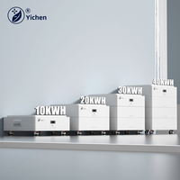 Sistema de Almacenamiento de Energía Doméstico de 10KWh, 51.2V, 200Ah, con Certificación IP65, CAN, Batería LiFePO4, Paquete de Baterías de Iones de Litio Apilables de 10KW
