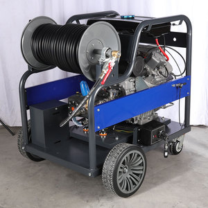 Machine de nettoyage de canalisations haute pression 200 bars 2900 psi pour le dragage des égouts urbains, avec tuyau de 500 mm - Product Image 3