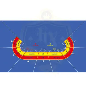 High Quality Gambling Baccarat Speed Cloth Poker Table Layout