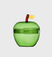 Vente en gros de bougeoirs personnalisés en forme de bol, bougeoirs ronds en forme de globe, bougeoirs en verre en forme de pomme, sucrier