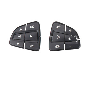 LHD + RHD Model baru tombol saklar kontrol roda kemudi coklat Untuk Benz GL ML GLE GLS - Product Image 3