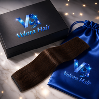Extensions de cheveux humains vierges vietnamiens, tissage papillon, provenant d'un seul donneur, lisses comme des baguettes, pointes épaisses, invisibles et sans couture, vente en gros directe usine