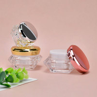 Pot en plastique vide réutilisable de bonne qualité 5g 10g 15g 20g 30g pour crème pour les yeux, soin de la peau, sérum cosmétique
