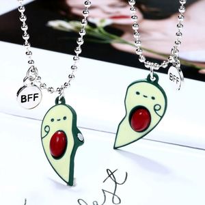 Collier magnétique tendance en forme d'avocat pour couple, cadeau de Saint-Valentin, collier assorti pour l'amour à distance, pendentifs mode, cadeau - Product Image 4