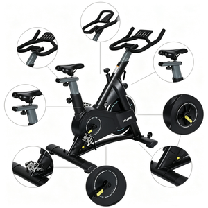 <span class=keywords><strong>Bicicleta</strong></span> de <span class=keywords><strong>Spinning</strong></span> Magnética para Gimnasio y Fitness, con Resistencia de 6 kg, <span class=keywords><strong>Bicicleta</strong></span> de <span class=keywords><strong>Spinning</strong></span> Profesional para Entrenamiento - Product Image 3