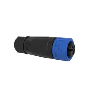 Self-locking quick connector quick locking type connector 3pin cable wire circular waterproof JQ16 connector
