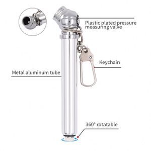 Promotion : Mini-jauge de pression portable en aluminium personnalisable avec sérigraphie pour entreprises – Idéal comme porte-clés cadeau - Product Image 3
