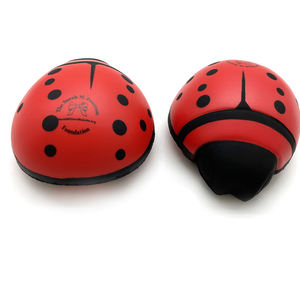 Promosyon Yumuşak Köpük Uğur Böceği Şeklinde Stres Giderici Oyuncaklar Özel Logo Anti-stres Rahatlatıcı Yumuşak Spor PU Köpük Sünger Top Oyuncak Hediyeler - Product Image 6