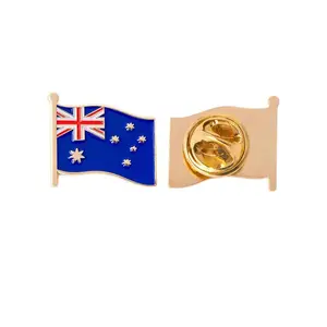 Forcine in metallo con bandiera personalizzata Australia