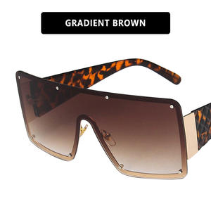 2024 mono cuadrado 8003 nuevas gafas de sol sin marco de moda, versátiles y personalizadas - Product Image 6