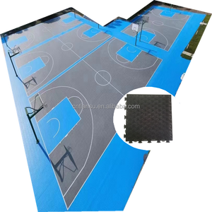 Pintura Antideslizante Personalizada para Pisos de Canchas de Baloncesto de 30 x 30 Pies, Sistema de <span class=keywords><strong>Cancha</strong></span> de Baloncesto de Plástico para Exteriores - Product Image 3