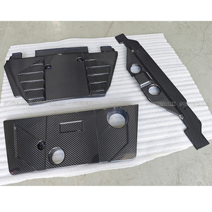 ฝาครอบเครื่องยนต์คาร์บอนไฟเบอร์3ชิ้นสำหรับ <span class=keywords><strong>Nissan</strong></span> Z RZ34 <span class=keywords><strong>400Z</strong></span> - Product Image 5