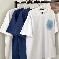 Kaos Pria Ukuran Besar Model Crop Boxy Oversize dengan Logo Custom Berkualitas Tinggi dan Desain Drop Shoulder, Mixed Emotion Camiseta
