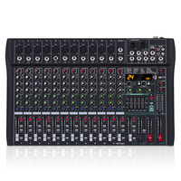 Console de mixage DJ professionnelle RF120 13 canaux 24 DSP +48V Alimentation fantôme Construction en plastique et métal pour studio scène live
