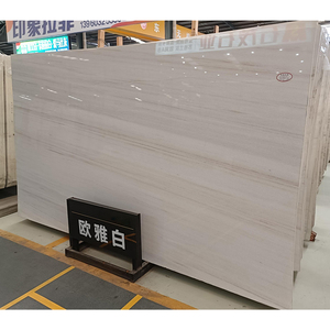 Goldtop Natural <b>Stone</b> Polished Eurasian White Marble Big Slab for Floor & Wall Tiles & Villa Vanity Countertop - Product Image 1