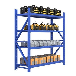 Tùy chỉnh giá đỡ và kệ không gỉ bằng thép không gỉ trung bình với các lớp có thể điều chỉnh cho kho lưu trữ cửa hàng bán lẻ nhà để xe - Product Image 2