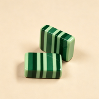 Jeu de Mahjong en Résine Époxy Haut de Gamme, Finition Lisse, Tuiles Américaines, Style Rétro Chic et Tendance