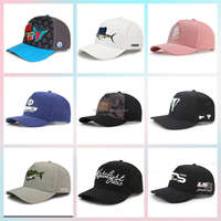 Gorra Deportiva de Béisbol de 5 Paneles Unisex de Alta Gama HS41, Impresión en PVC con Tono sobre Tono, Impermeable, Perforada con Láser, Logotipo Personalizado, para Surf