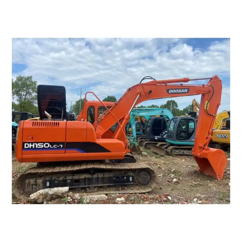 Dossan DH150LC-7 DH150 korea оригинальный экскаватор/гусеничный Doosan 15Ton гидравлический экскаватор dh150lc dh 150 150-7 150lc-7