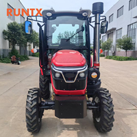 Tracteur agricole miniature articulé RUNTX 70HP Landini 4x4 avec auvent, machines agricoles robustes pour l'utilisation à la ferme