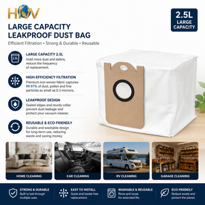 Bolsa de polvo a prueba de fugas de gran capacidad para <span class=keywords><strong>Xiaomi</strong></span> Viomi S9 VXVC 11/12 Proscenic M7 <span class=keywords><strong>Pro</strong></span> M8 <span class=keywords><strong>Pro</strong></span> Lydsto <span class=keywords><strong>R1</strong></span> Robots para coches - Product Image 2