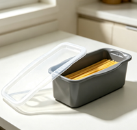 Boîte de rangement hermétique pour pâtes avec couvercle, ustensile de cuisine domestique, récipient de conservation alimentaire, boîte à spaghetti pour la conservation au réfrigérateur