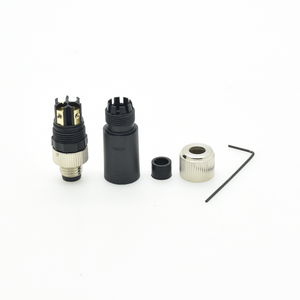 Plástico impermeable <span class=keywords><strong>M8</strong></span> B código 4 pines conector circular macho y hembra conector de cable circular <span class=keywords><strong>M8</strong></span> - Product Image 4