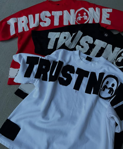 T-shirt court personnalisé pour hommes, été, Streetwear, coton lourd appliqué, broderie en détresse, coupe carrée - Product Image 5