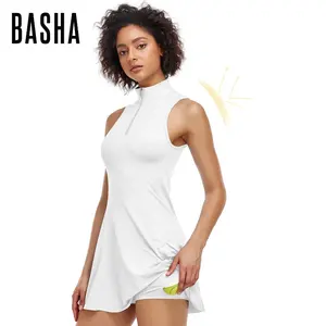 BASHAsports Wholesales Blank Newest Women's Athletic Custom logo high quality sports sublimation tennis wear dress jersey