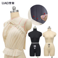 Mannequins de couture haut de gamme pour femmes, demi-corps en mousse, professionnels, sans tête, type épingle, pour la confection de vêtements