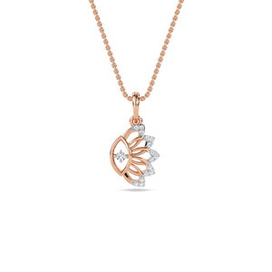 Pendentif en diamant de laboratoire de qualité supérieure pour femmes |   Bijoux élégants en or massif 14 carats - Product Image 6