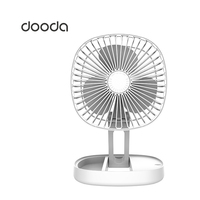 Miniventilador de mesa eléctrico giratorio para exteriores, retráctil, plegable, recargable por USB, pequeño, portátil, descuento