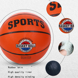 Ballon de basketball en caoutchouc taille 7, haute élasticité, couche intérieure en caoutchouc massif, résistant à l'usure, avec grain, pour l'<span class=keywords><strong>entraînement</strong></span> quotidien amateur - Product Image 2