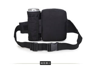 Sac banane extérieur en nylon pour homme, idéal pour la randonnée, le sport, la chasse, l'escalade et le camping, avec porte-bouteille et téléphone - Product Image 5