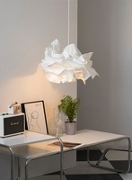 Nordique nuage chambre lustre créatif salon salle à manger chambre étude papier lampe décoration nordique