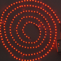 Bande LED RGBW 4 couleurs en 1, 48 LED/m, bande LED SMD colorée en forme de S pour enseignes pliables