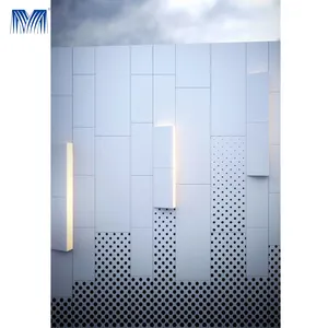 건물 외부 레이저 커트 클래딩 외관을 위한 베니어 확장된 벽 관통되는 알루미늄 장식적인 레이저 절단 금속 패널