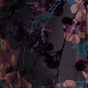 Vestido Largo Casual de Terciopelo con Estampado Floral para Mujer, Escote Pronunciado, Sexy, para Fiesta de Graduación, Noche, Maxi - Product Image 5