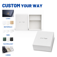 Boîte d'emballage de téléphone en carton rigide sur mesure haut de gamme, boîte cadeau avec couvercle et base de précision, avec logo pour smartphones et appareils électroniques