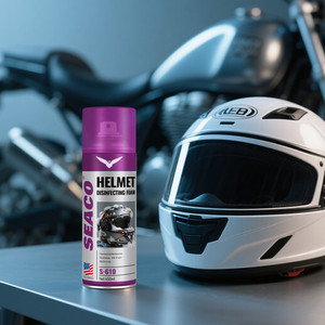 Limpiador de casco de motocicleta de suministro de fábrica, espray de desinfección de limpieza en seco Oem para forro y espuma de casco - Product Image 1