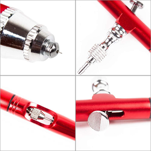 Dual-Action Airbrush Spray Gun Gravity Feed Airbrush Kit with 7cc 20cc 40cc 0.3mm for Makeup Nail Art Tattoo Cake Toy Model - Product Image 5