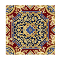 Moquette de sol de style européen, moderne, antistatique, de luxe, pour hôtel, bureau, tuiles de moquette modulaires 1m x 1m