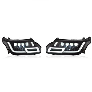 Lampada frontale a LED per Range Rover Sport L494 Upgrade 4 Eyes LED faro 2013-2017 aggiornamento a 2018 - Product Image 4