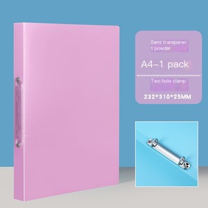 Đa-Màu Mờ Bìa Cứng PP Ngân Sách Chất Kết Dính 2-Lỗ Vòng A4 Thư Mục Tập Tin Văn Phòng Trường Nguồn Cung Cấp - Product Image 5