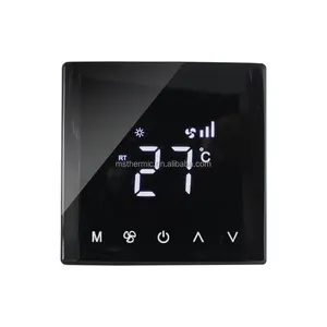 Compatible kid Lock Temperature Control for Central Air Conditioning Digital 7 Days Programming Room Cooling Thermostat