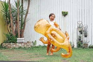 Nouveau jouet gonflable géant <span class=keywords><strong>Salamandre</strong></span> Igarashi pour piscine, en PVC, usage commercial, 140 x 92 cm - Product Image 4